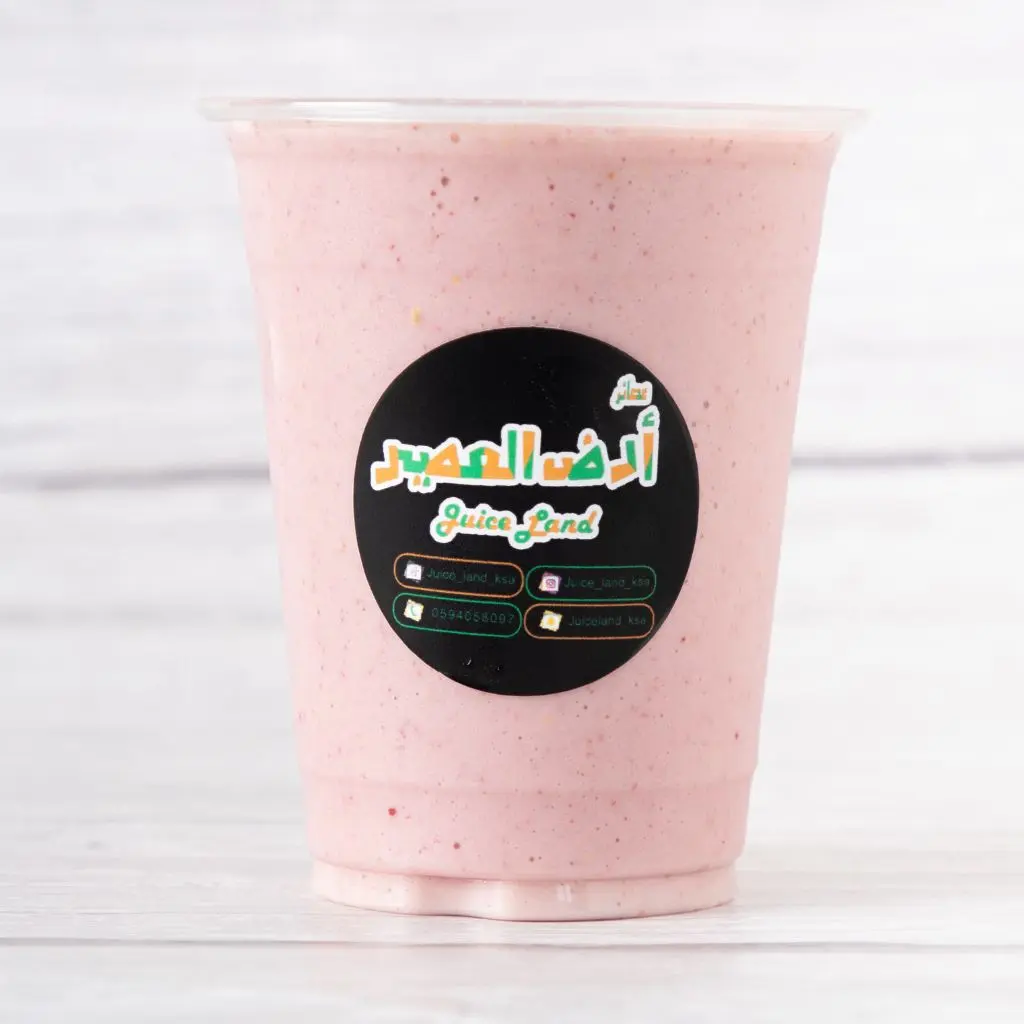 فراوله بالحليب